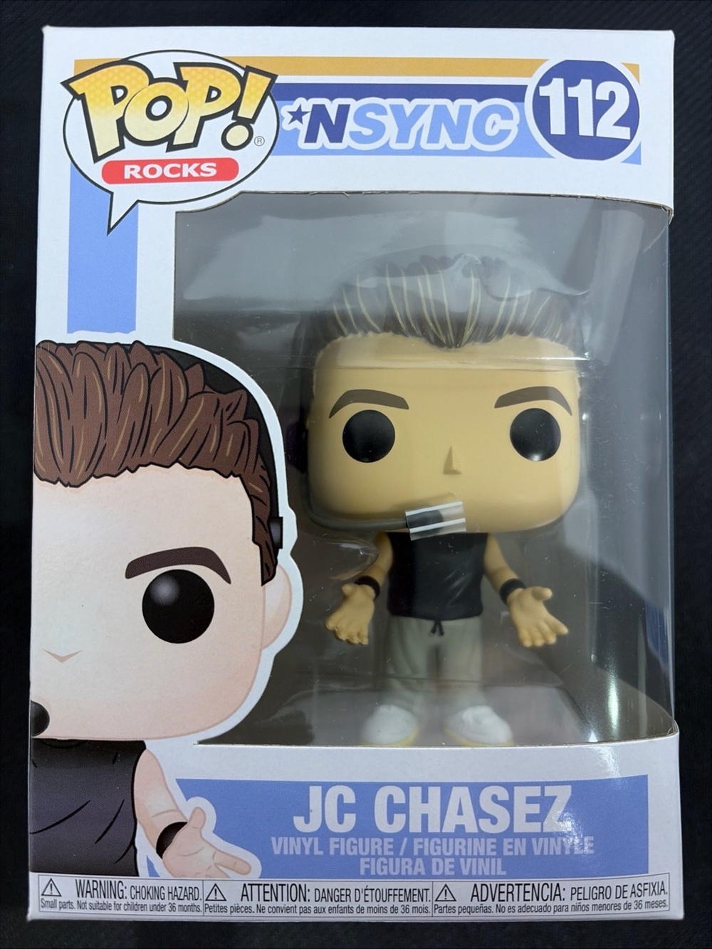 Funko Pop! Rocks *NSYNC JC Chasez #112 Vinyl Figure Collectible